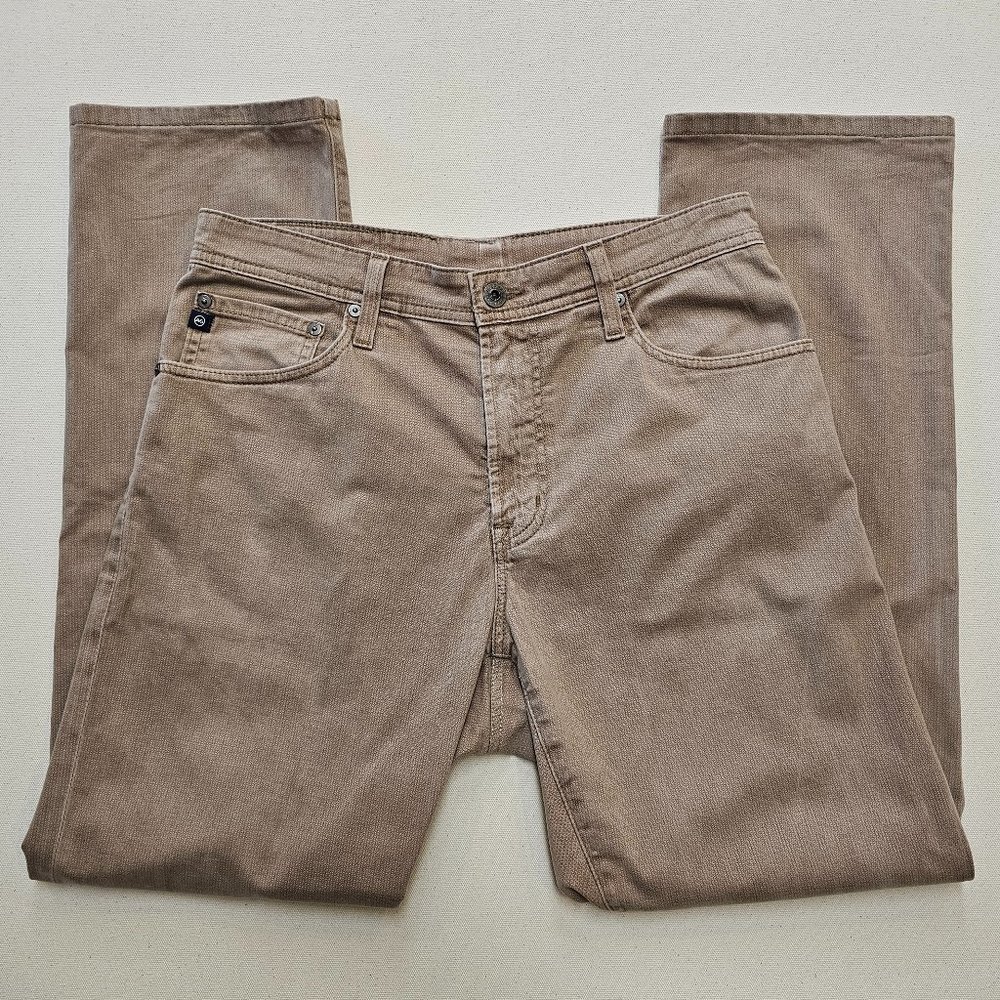 AG Adriano Goldschmied Everett Slim Straight Jeans 1794SUDPMGWTAS 32